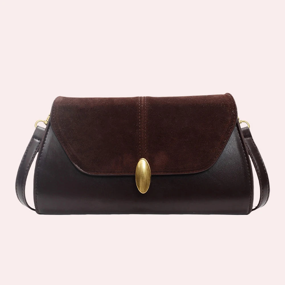 PU Shoulder Retro Vintage Small Tote Handbag