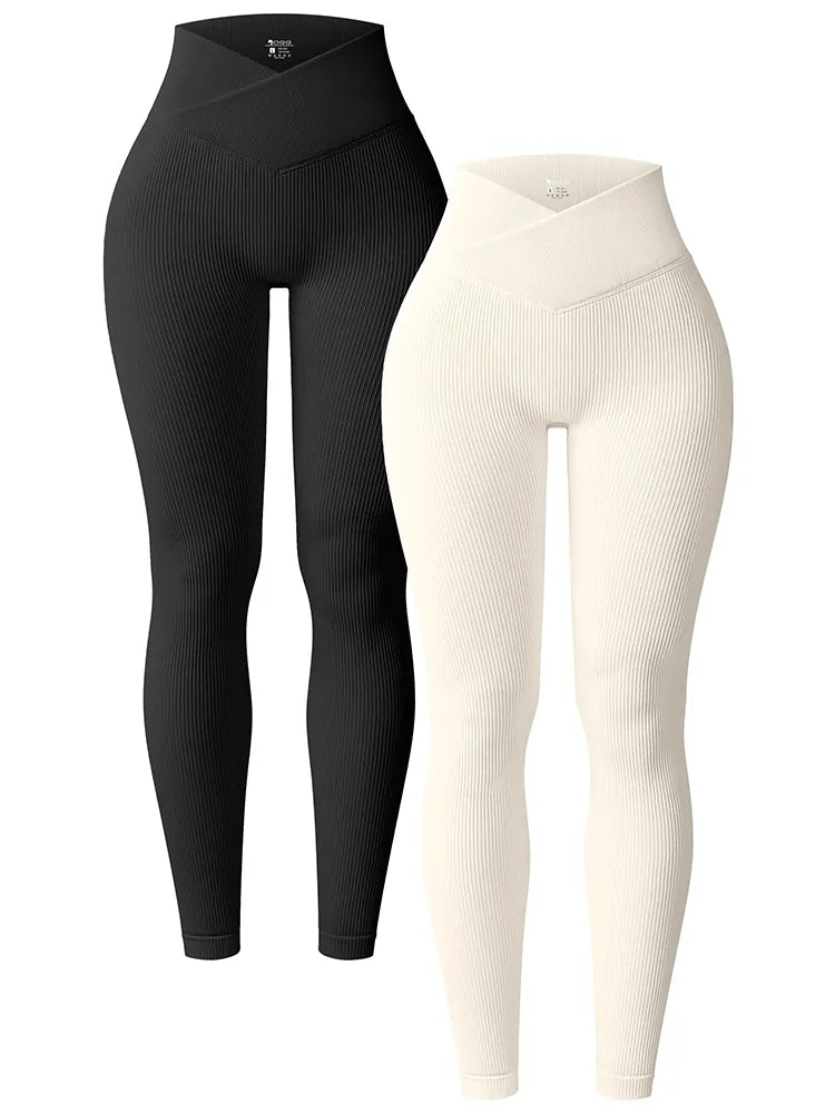 Winter Yoga Thread High Waist Buttock Lifting Sports Yoga Leggings