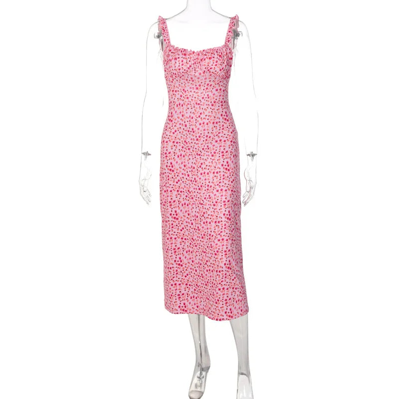 Floral Print Collar A-Line Silhouette Dress