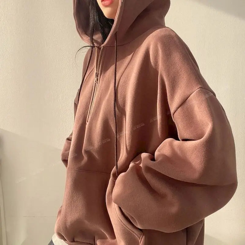 Casual Hoodies Sweatshirts with Zipper