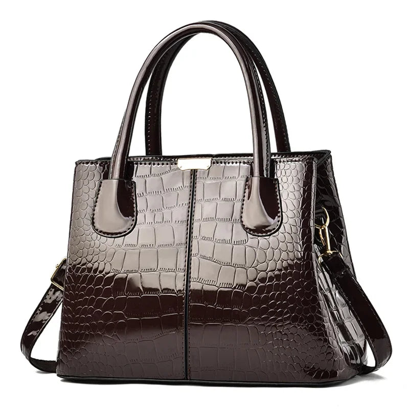 Vintage Pu Leather  Large Capacity Handbags