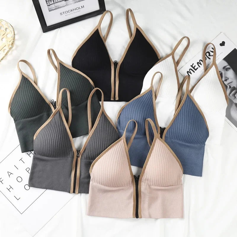 Seamless Bras For Women Padded Underwear U Backless Bralette Top