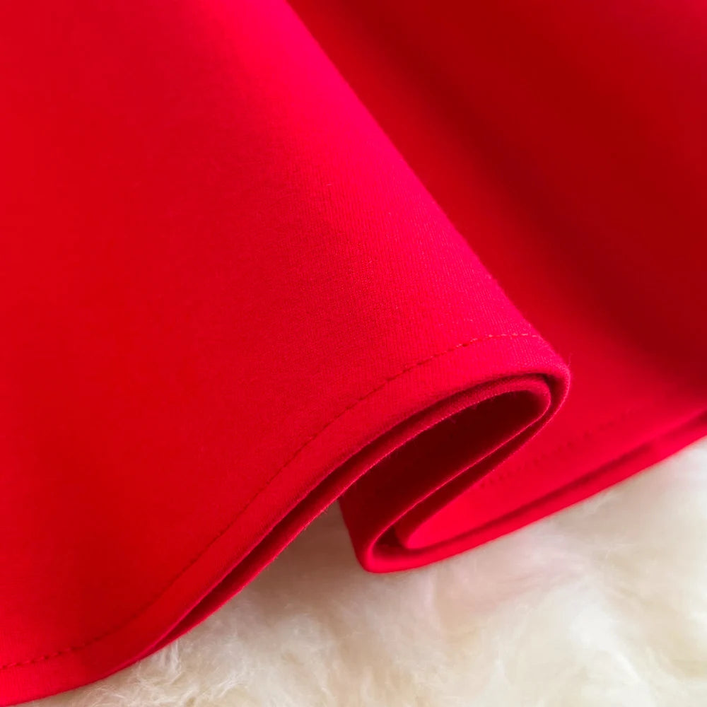 Irregular Mermaid Pleated Ruffle Mid-length Skirts