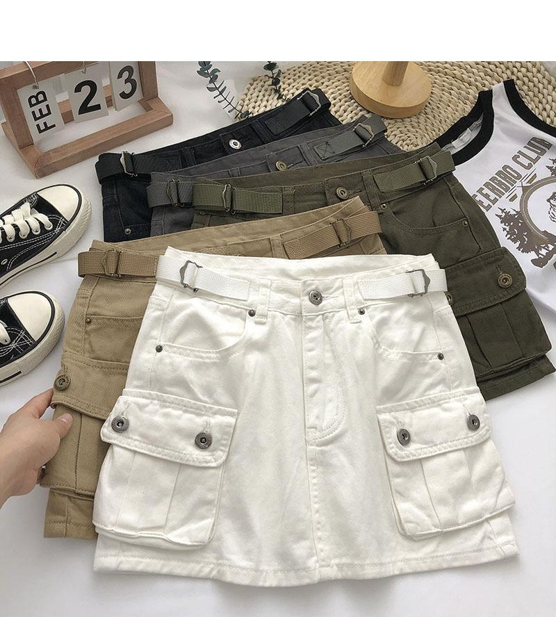 Vintage Denim Cargo Skirts