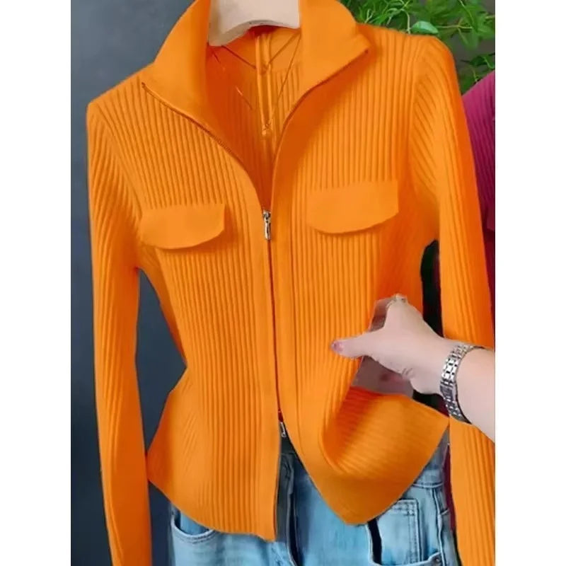 Knitted Sweater Short Cardigan Jacket