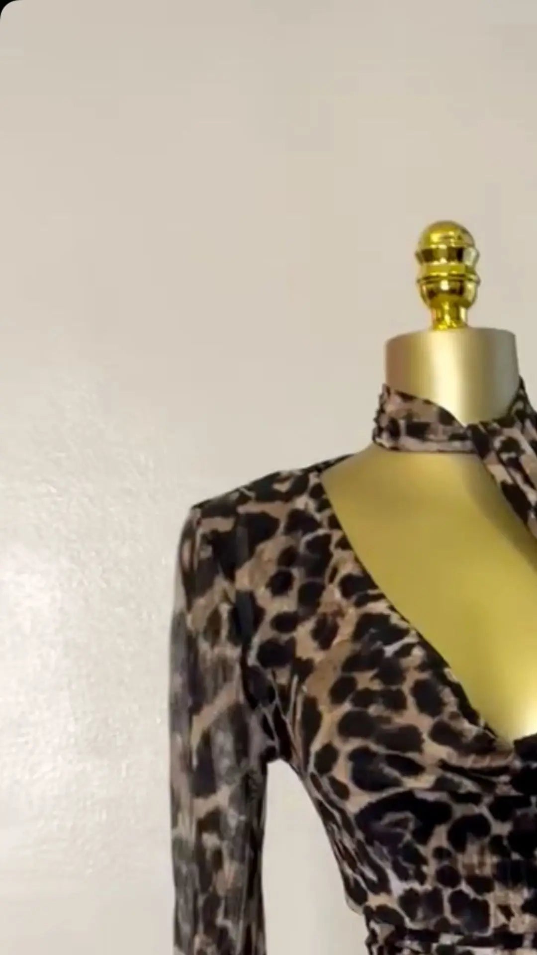 Leopard print Long Maxi Dress