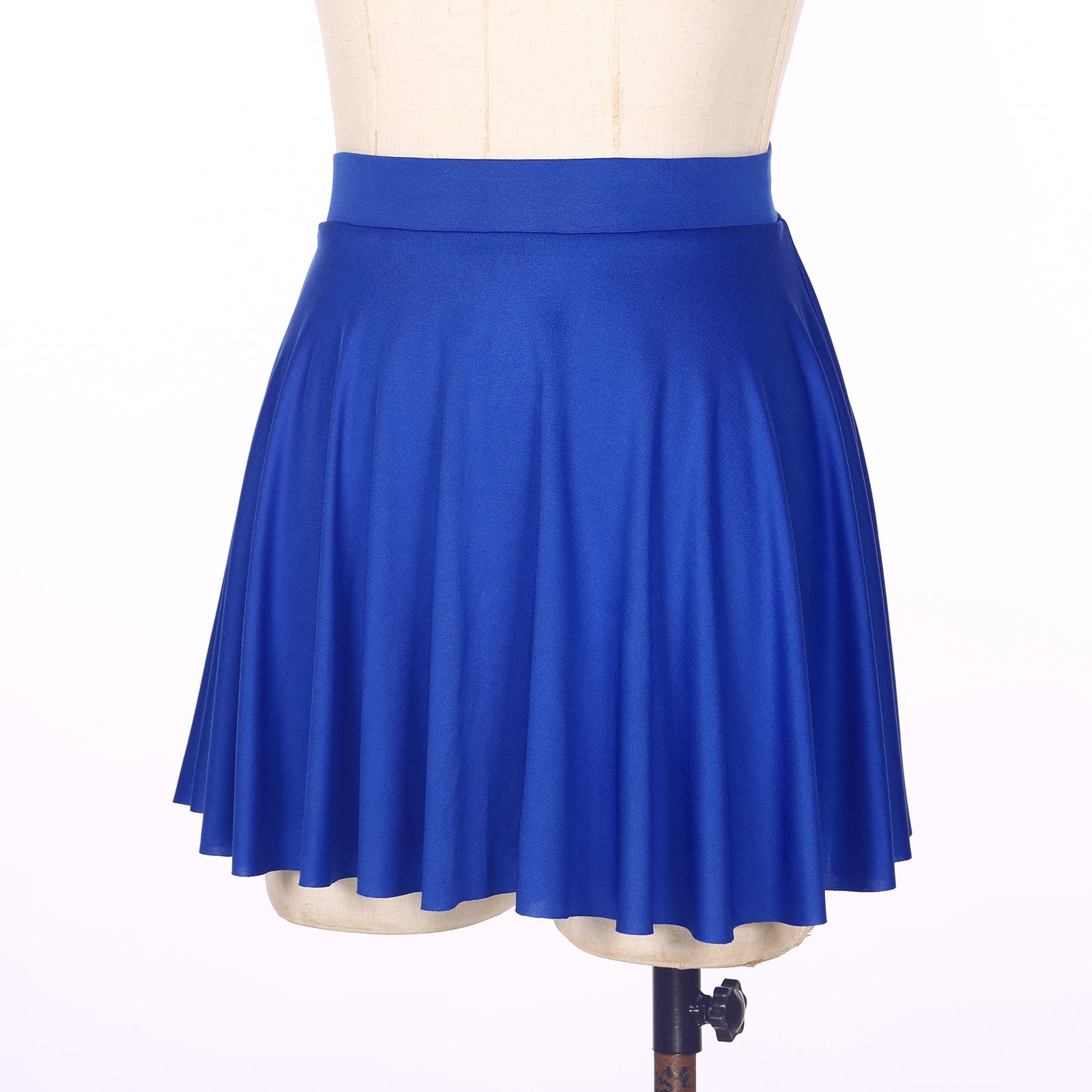 Elastic Waistband Flared Ruffles Skirts