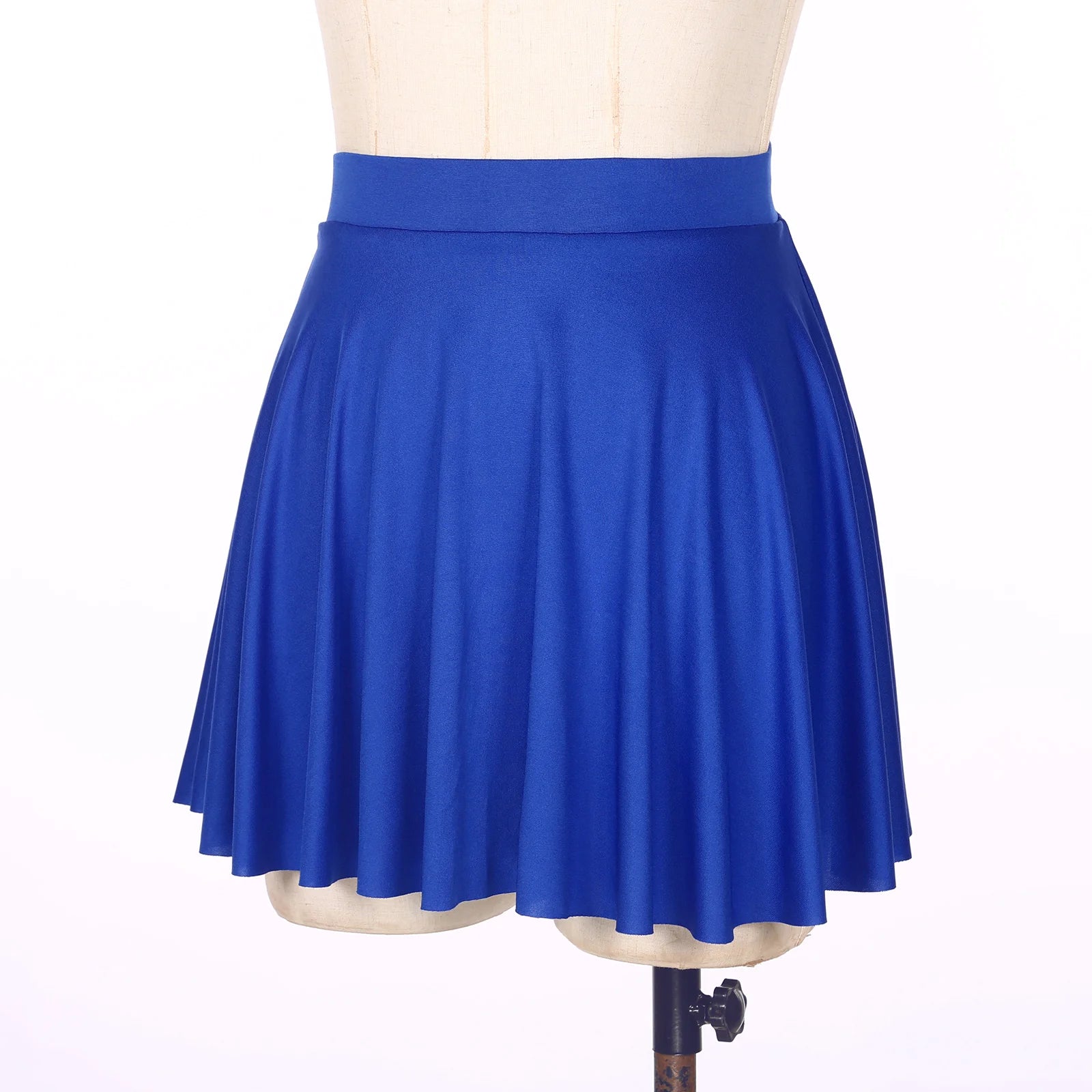 Elastic Waistband Flared Ruffles Skirts