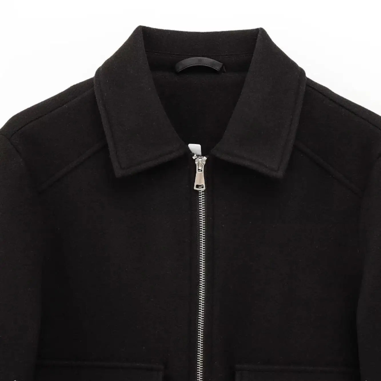 Long Sleeve Regular Fit Single Piece Winter Jacket.
