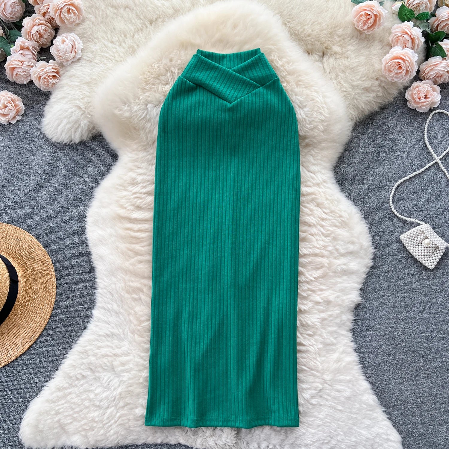 Autumn Elastic High Waist Y2K Classic Skirt