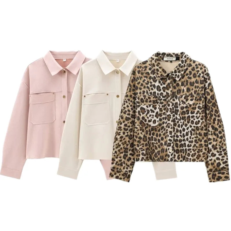 Long Sleeve Faux Versatile Loose Fit Jacket