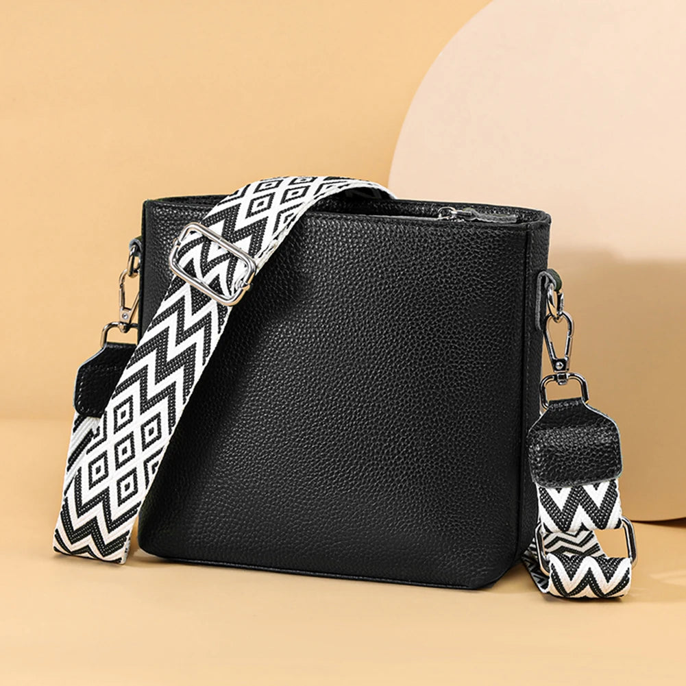 Leather Shoulder Crossbody Handbag