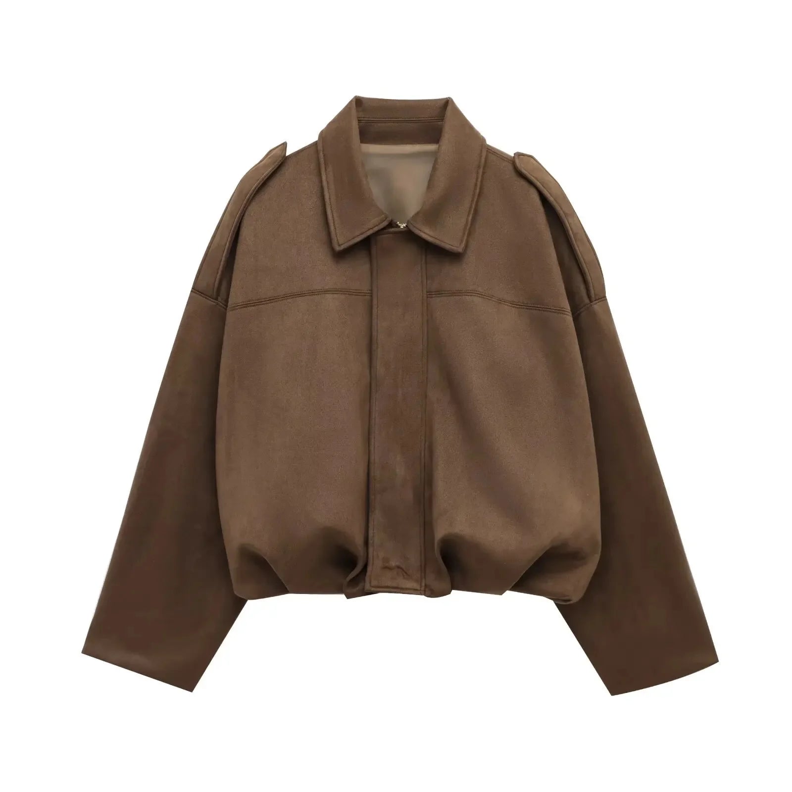 Velvet Texture Pilot Jacket and Skirts