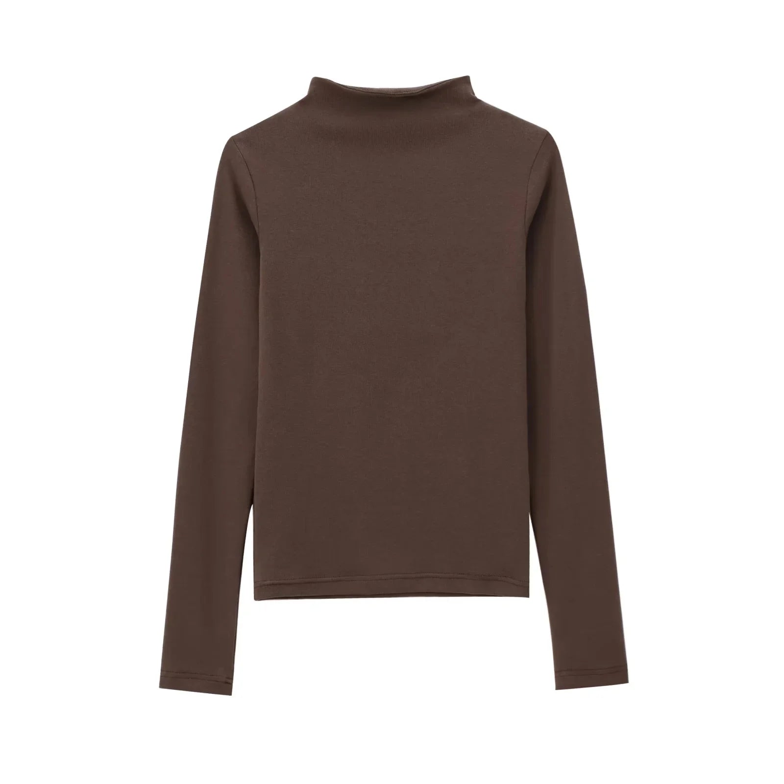 Autumn Winter Slim Fit Tee Long Sleeves Turtleneck Pullover Sweater