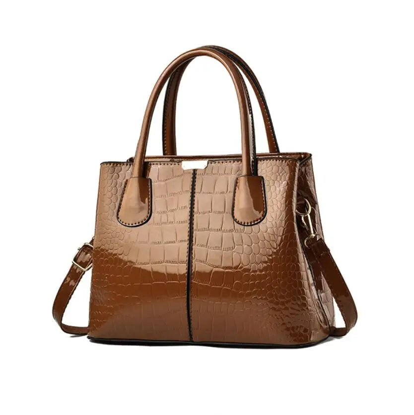 Vintage Pu Leather  Large Capacity Handbags