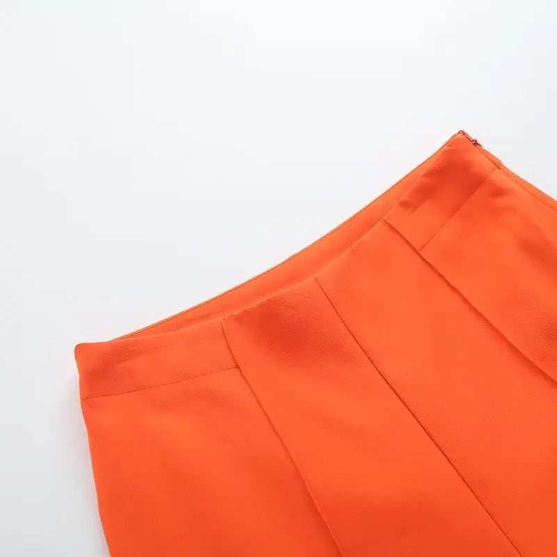 Long Sleeve Belt Bow Blazers Suit Coat Chic Female High Waist Trousers Two Piece Sets