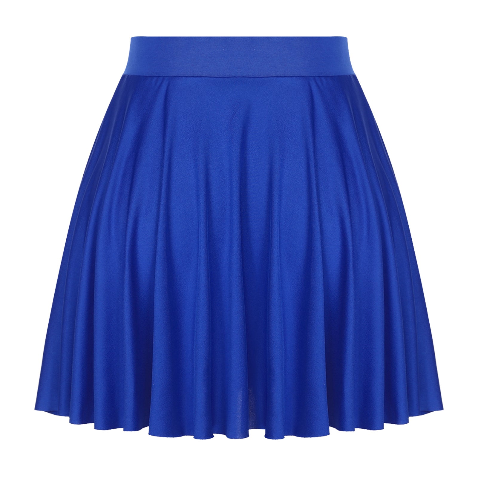 Elastic Waistband Flared Ruffles Skirts