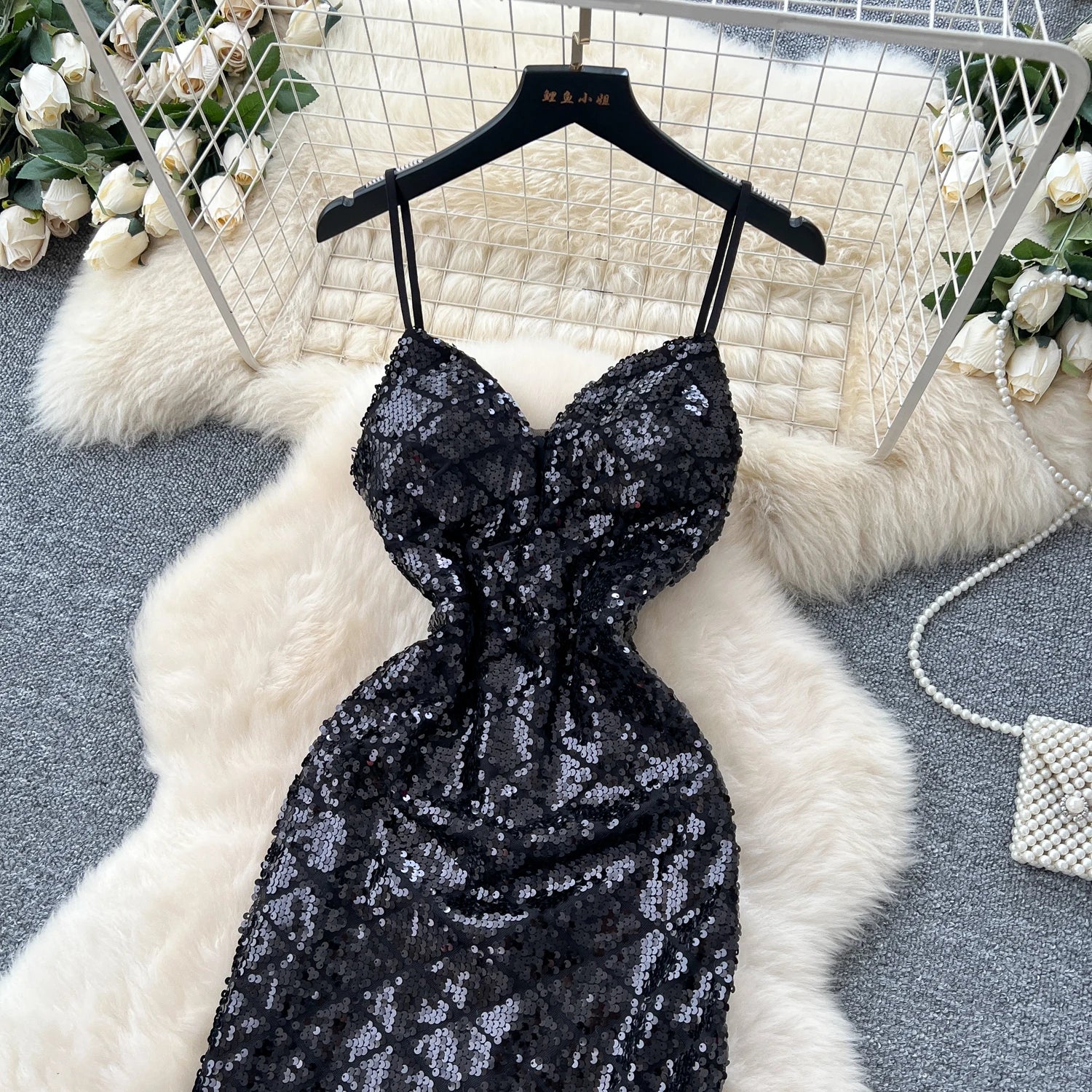 Chic vintage sleeveless pleated Elegant dress