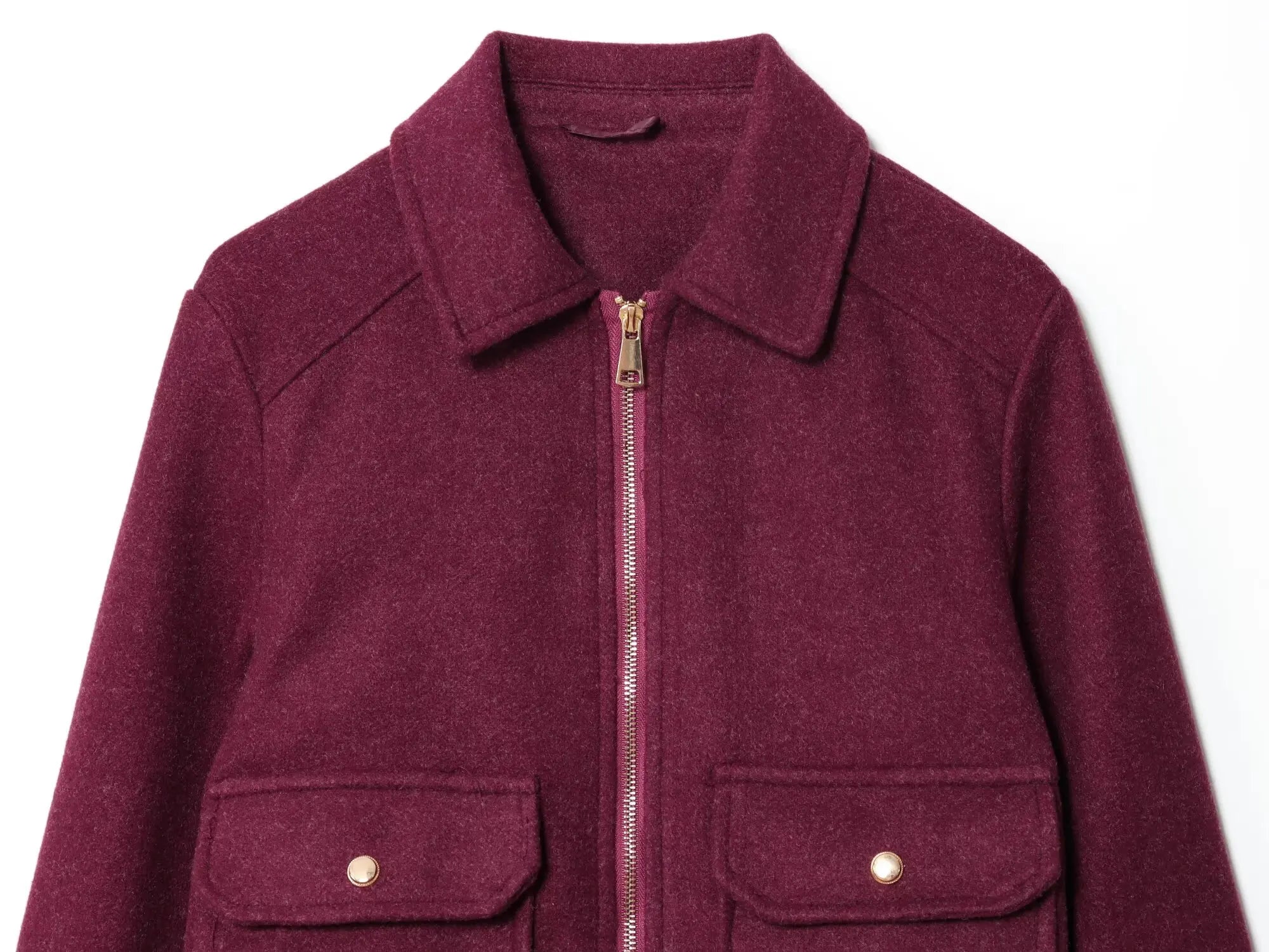 Long Sleeve Regular Fit Single Piece Winter Jacket.