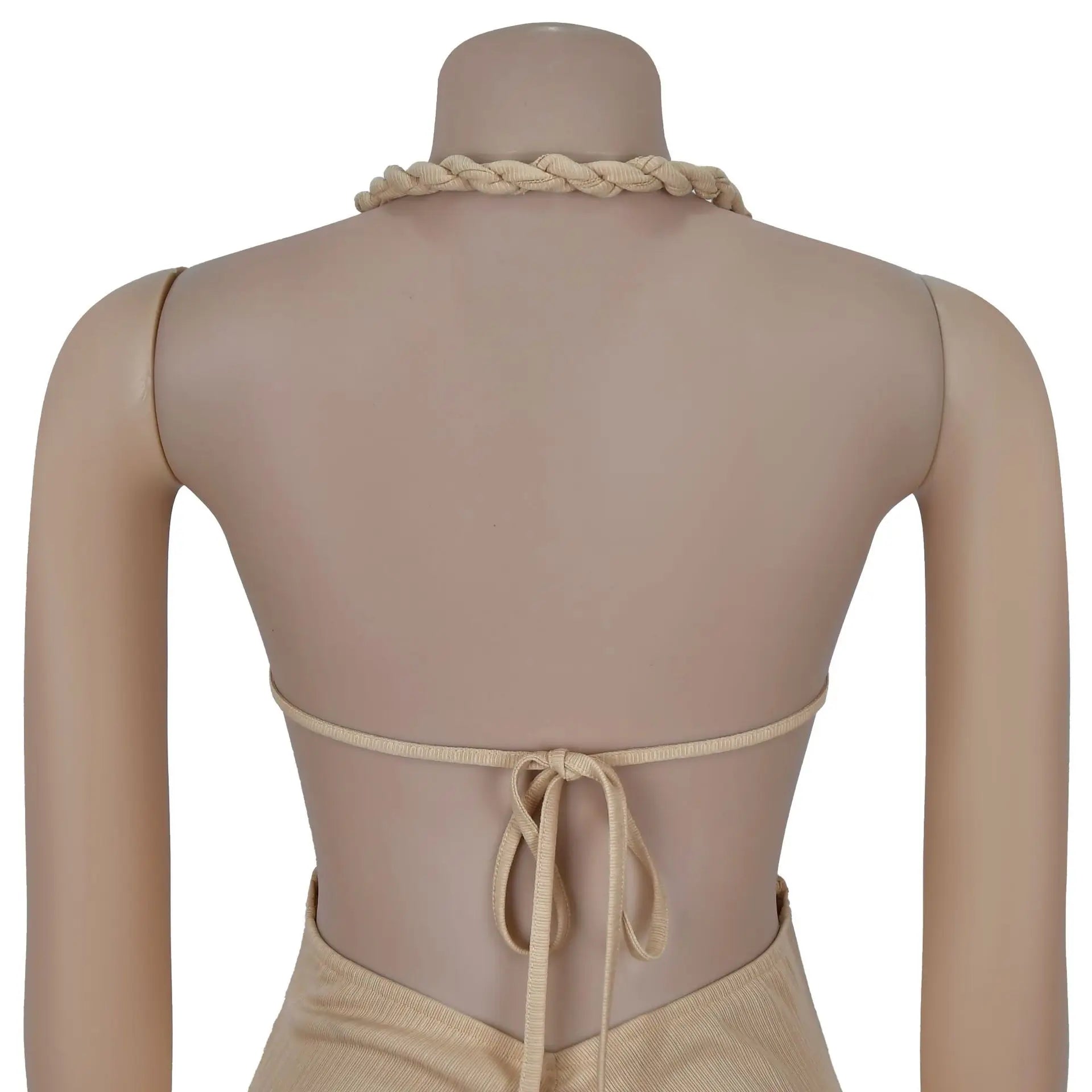 Backless Sleeveless Split Hollow Party Clubwear Maxi Bodycon Dress