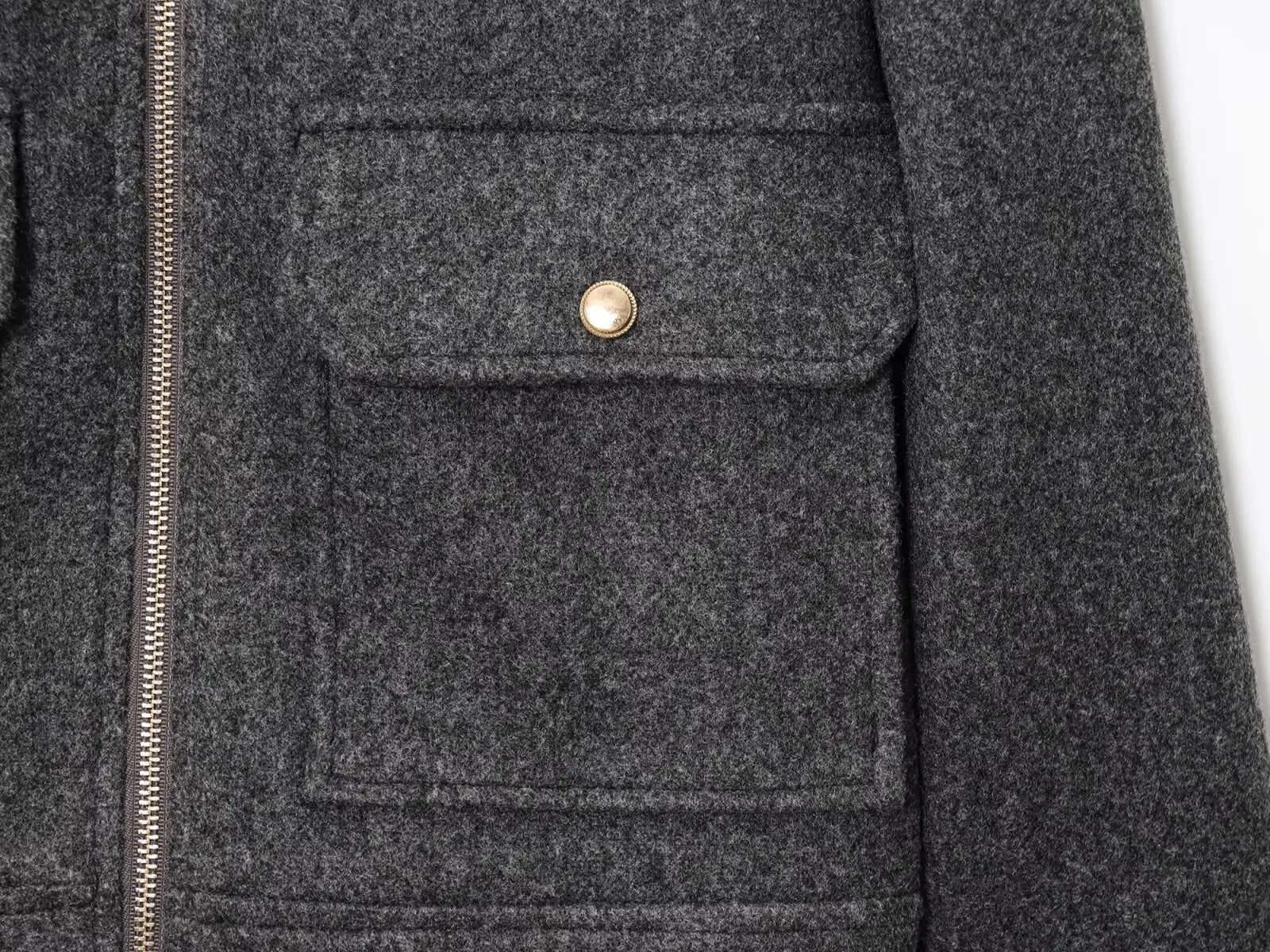 Long Sleeve Regular Fit Single Piece Winter Jacket.