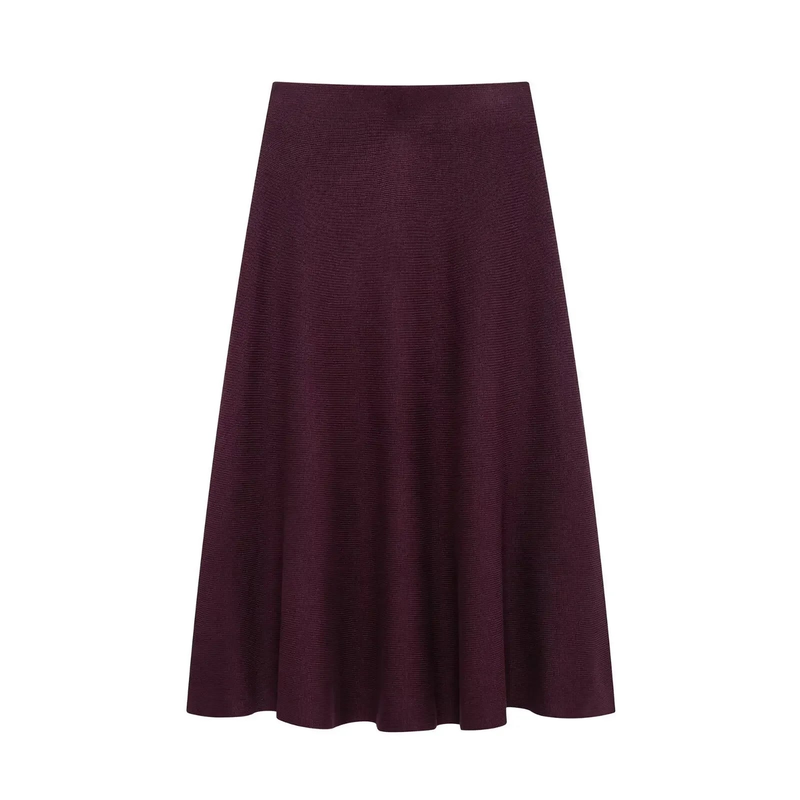 Minimalist Knitted Jacket And Skirt Set