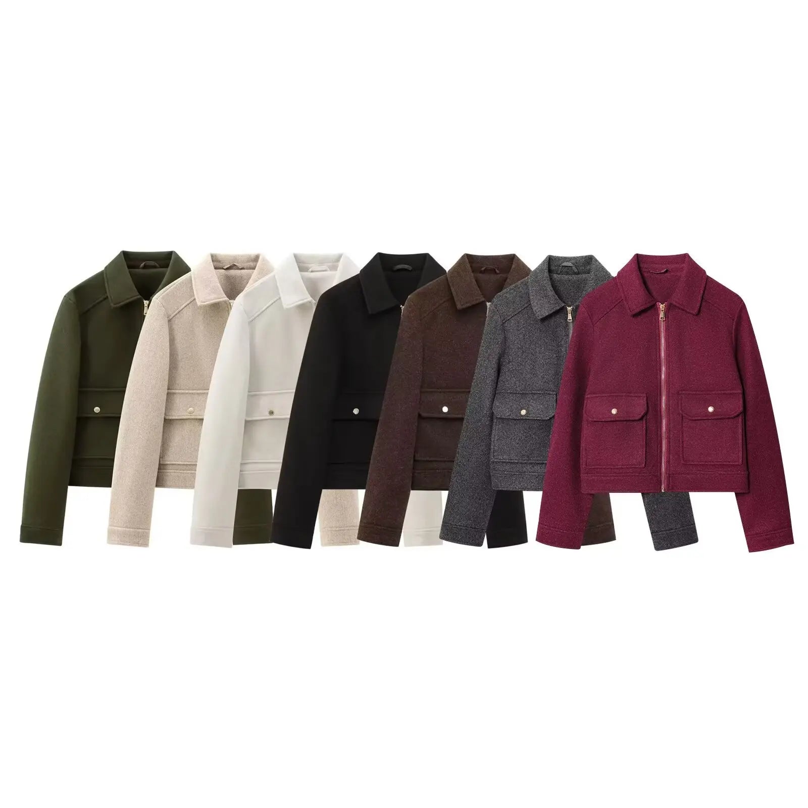 Long Sleeve Regular Fit Single Piece Winter Jacket.
