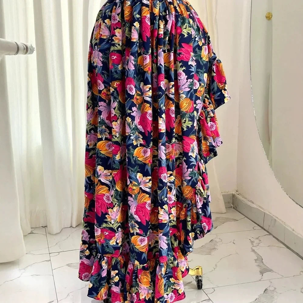 Sleeveless African V-Neck Slim Dress