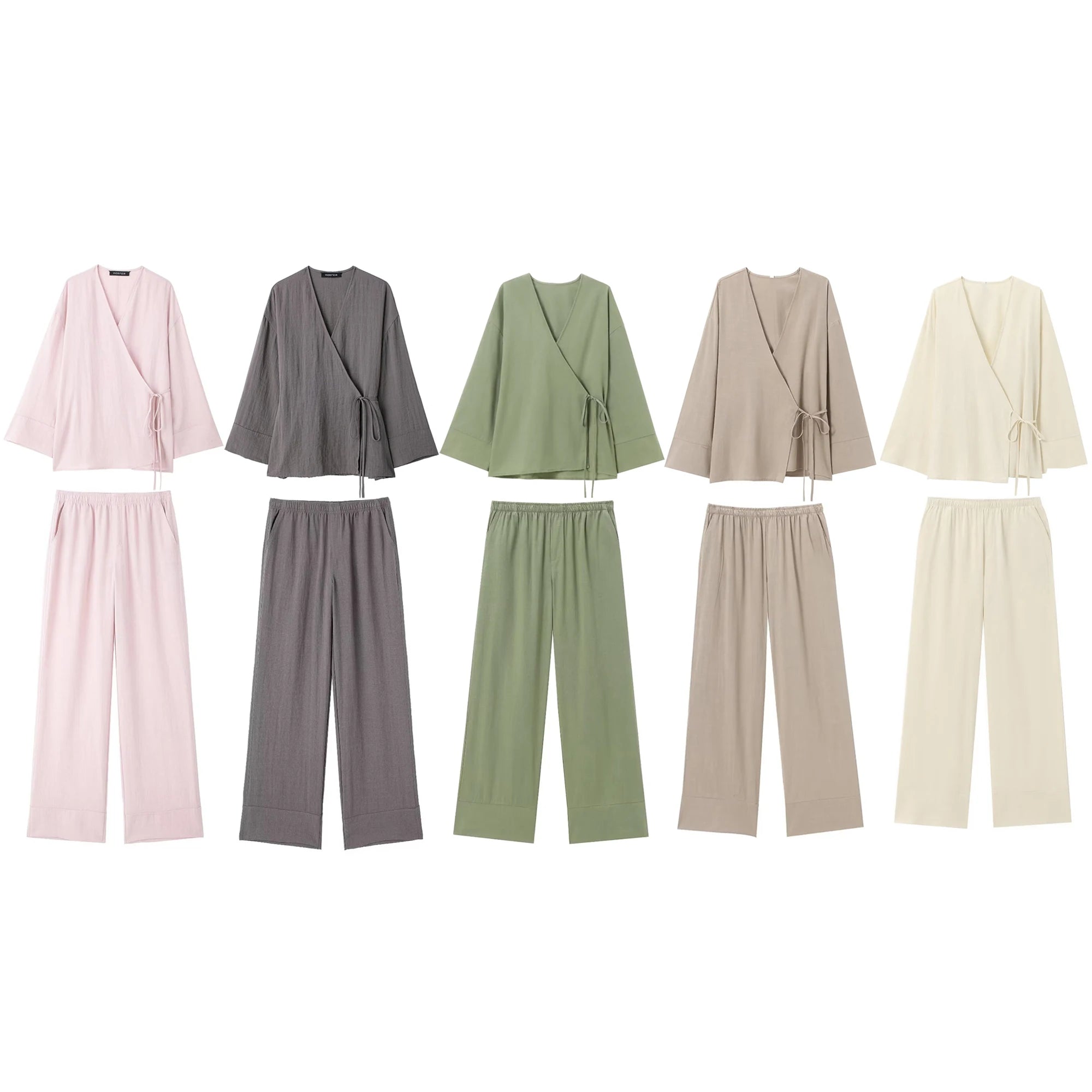 Loose Kimono Shirt  and Casual Trouser