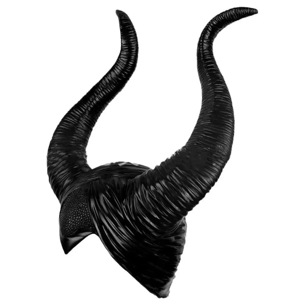Adult Black Horned Costume Halloween Accessory Frozen Sleeping Beauty Headband