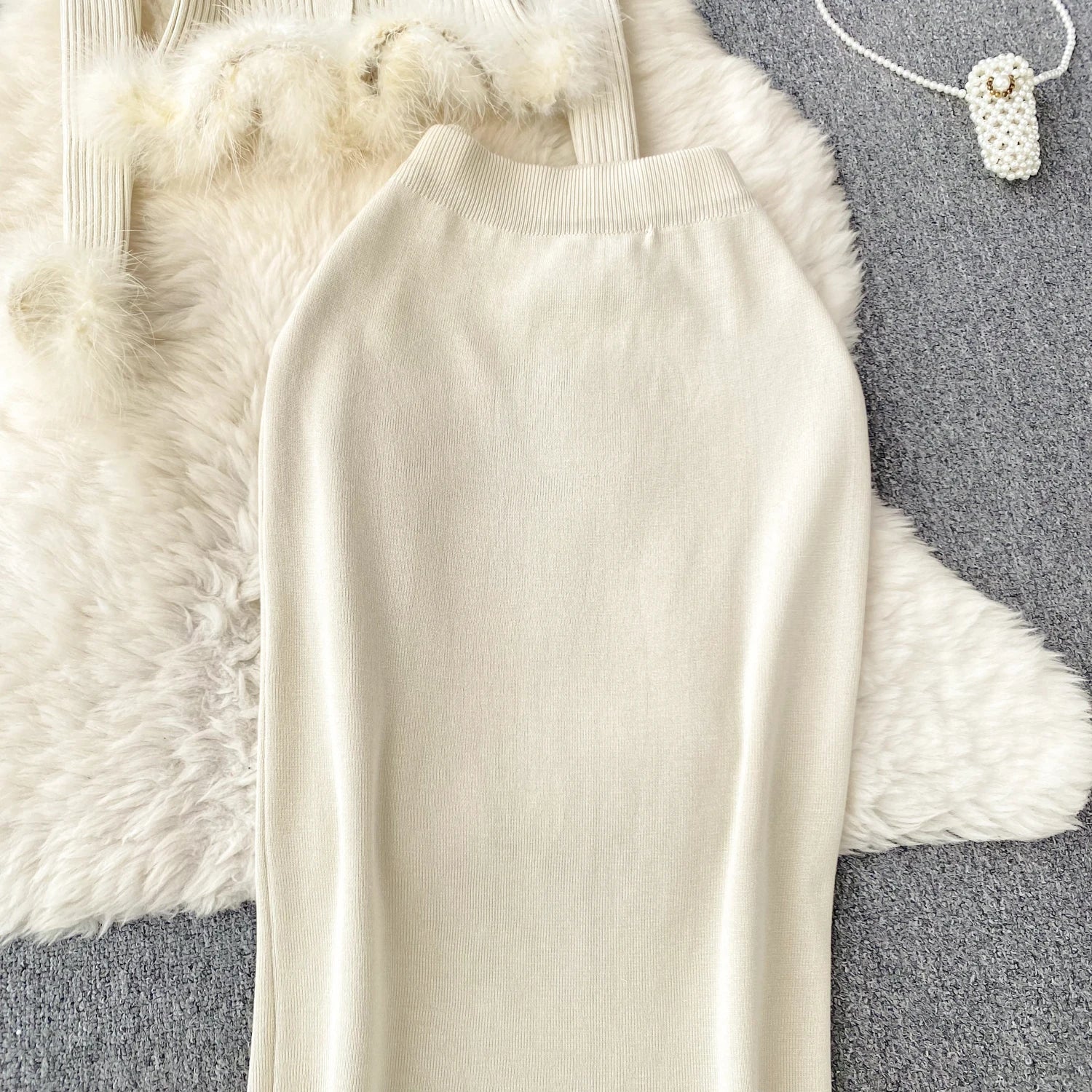 French Style Cardigan+Bodycon Skirt Knit 2pcs Sets