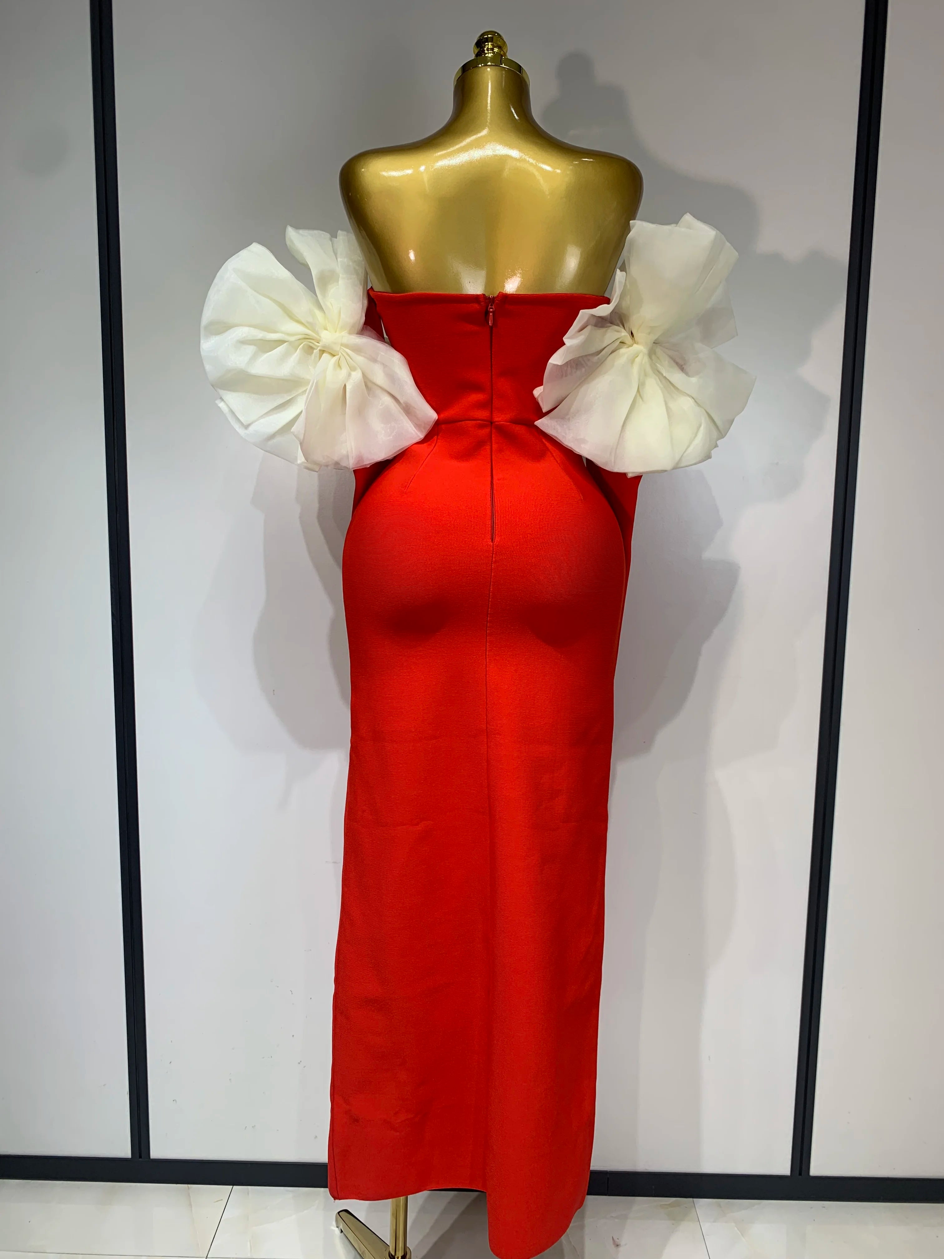Off Shoulder Bodycon Bandage Dress