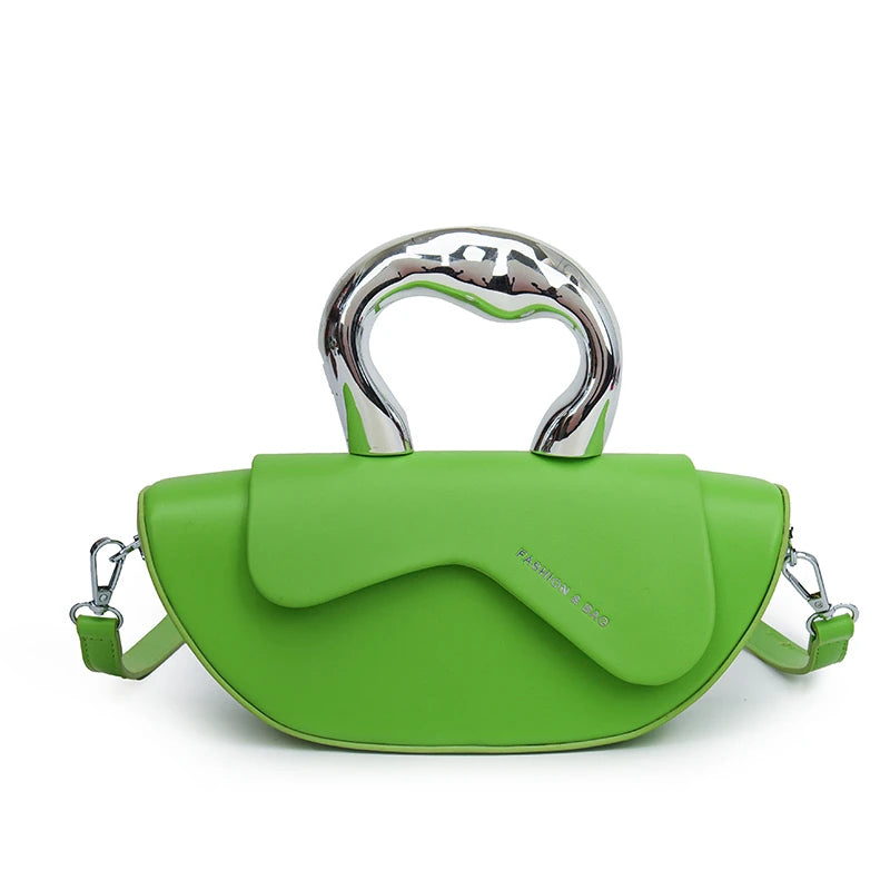 Solid High Quality Compartment Pu Women's Handbags
