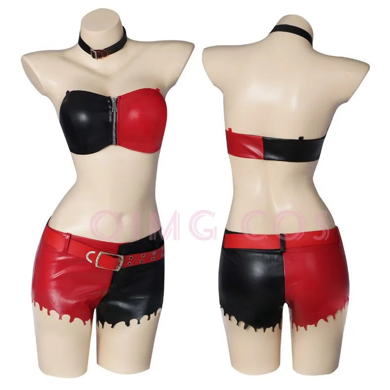 Harley Quinn Cosplay Costume The Joker Carnival Outfit