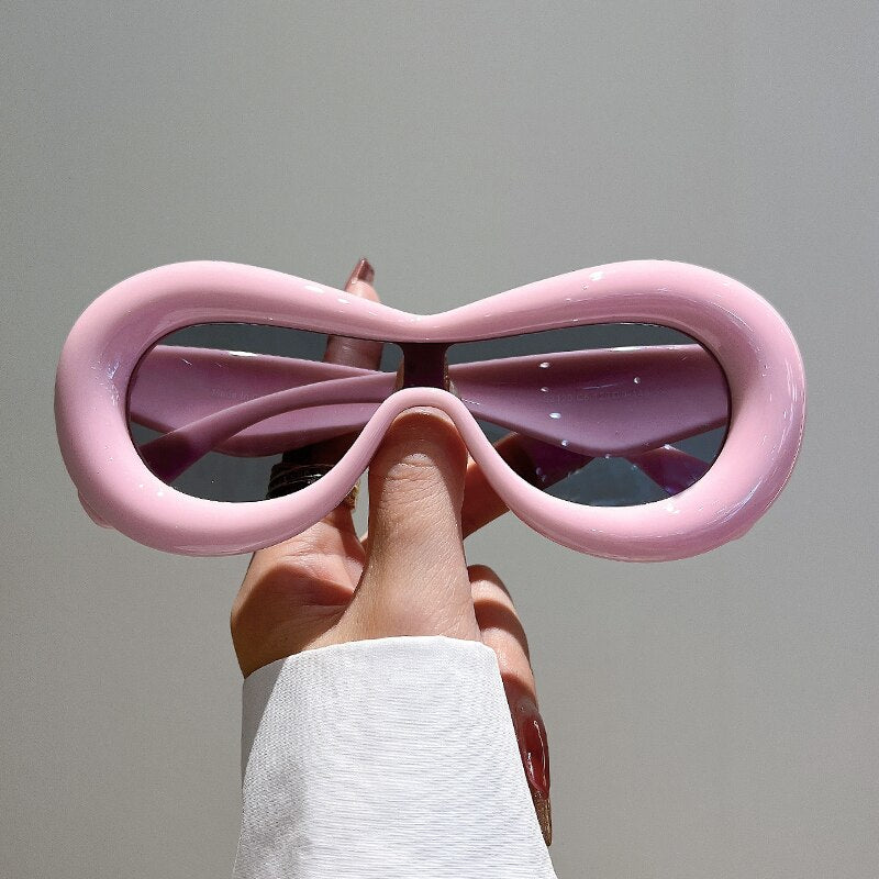 Retro Candy Color Goggles Sunglasses