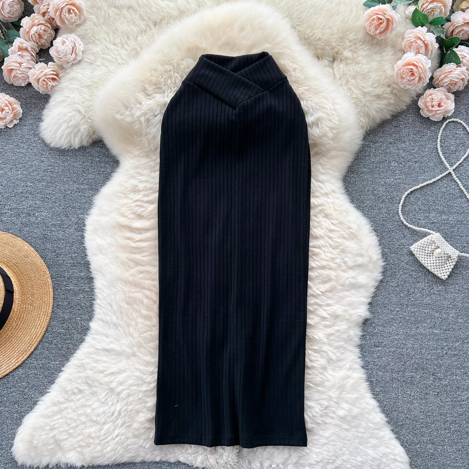 Autumn Elastic High Waist Y2K Classic Skirt