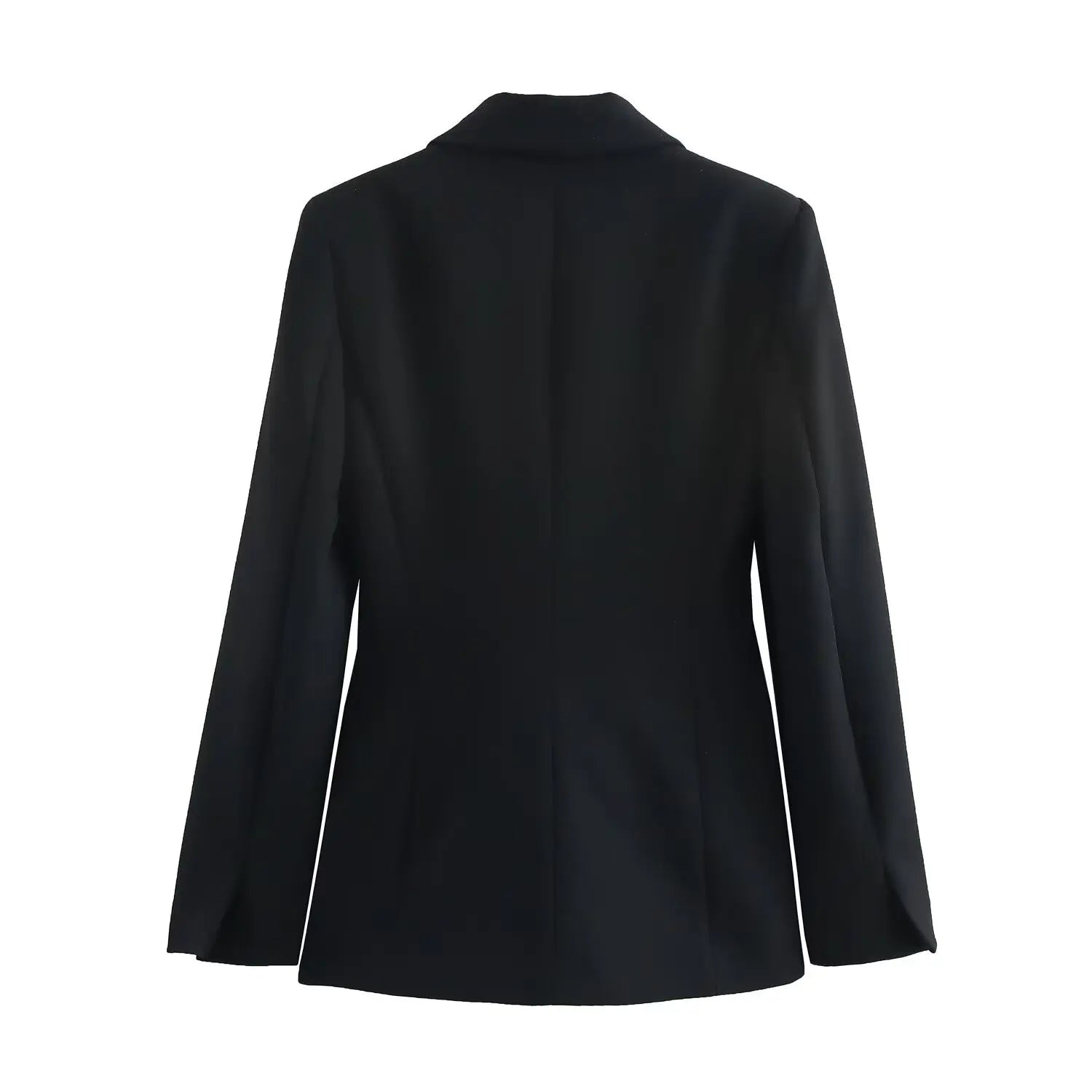 Vintage Chic Office Lady Suit V Neck Blazer Straight Loose Pants Set