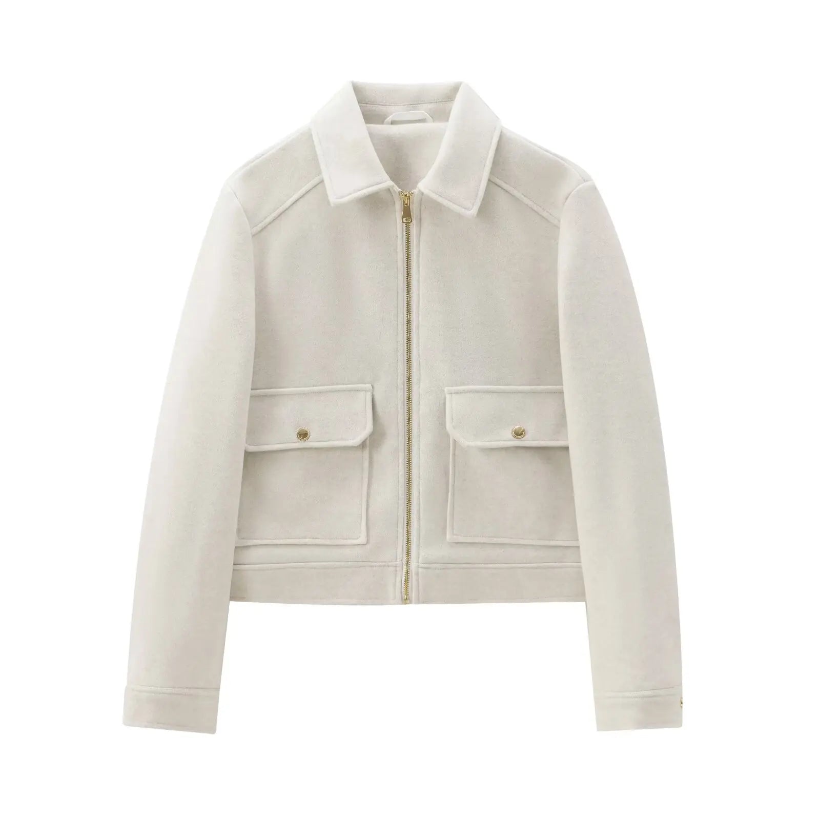 Long Sleeve Regular Fit Single Piece Winter Jacket.