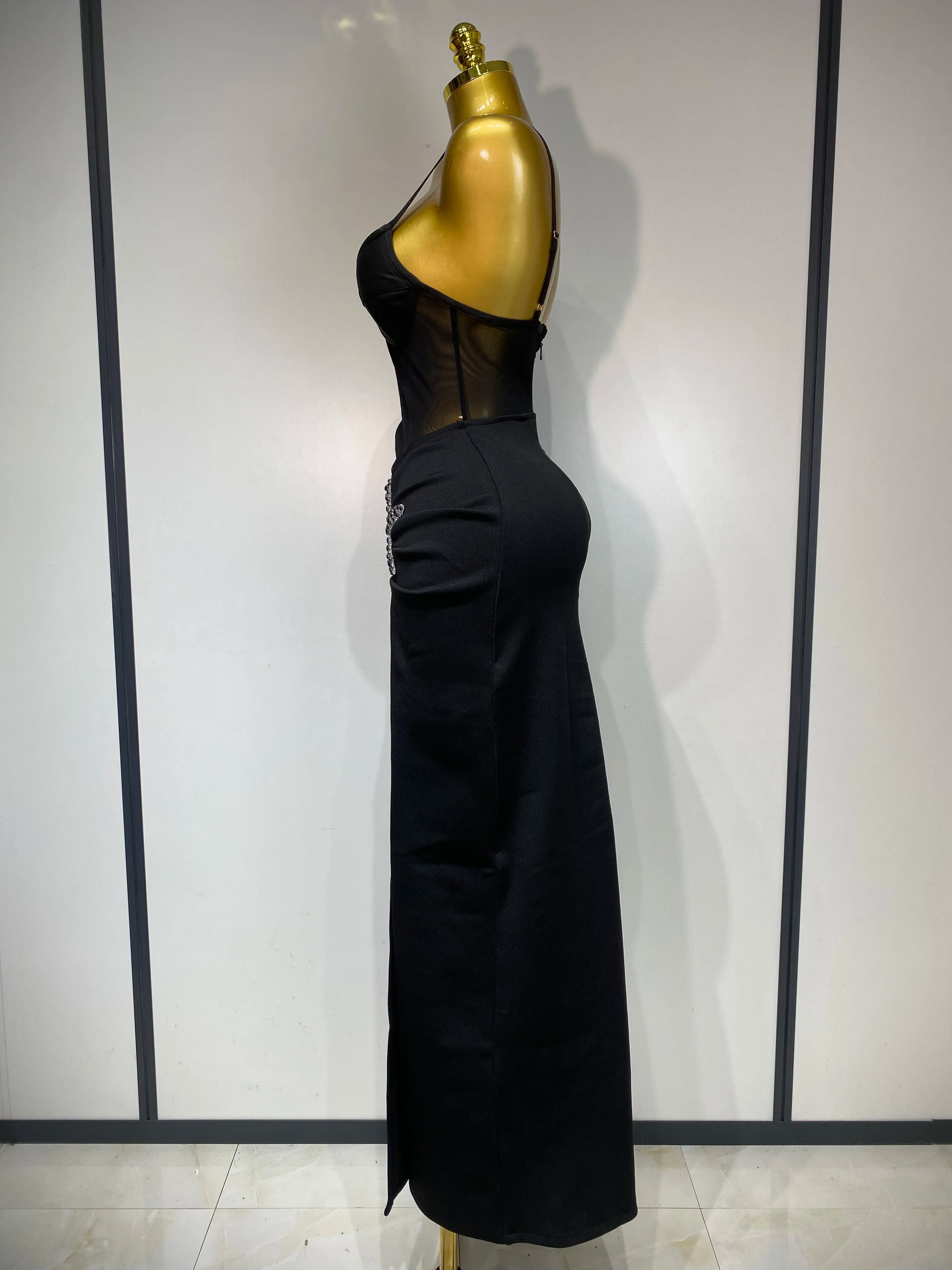 Starfish Decoration Bandage Luxury Birthday Prom Dress