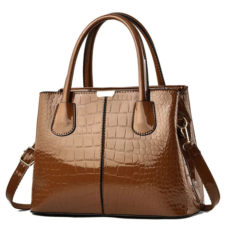Vintage Pu Leather  Large Capacity Handbags