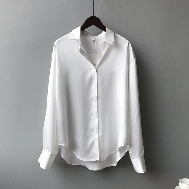 Satin Silk Vintage Blouse