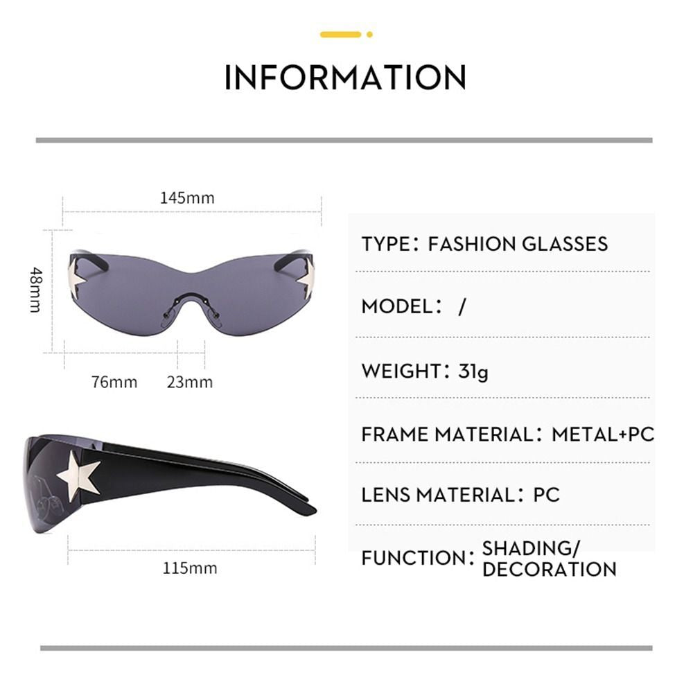 Rimless  Punk  Goggles Sports Sunglasses