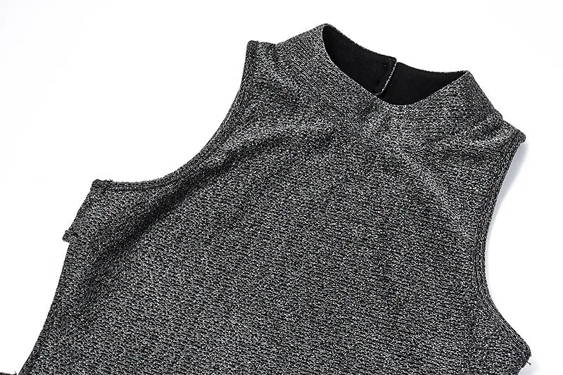 Backless Bandage Tank Halter Crop Tops