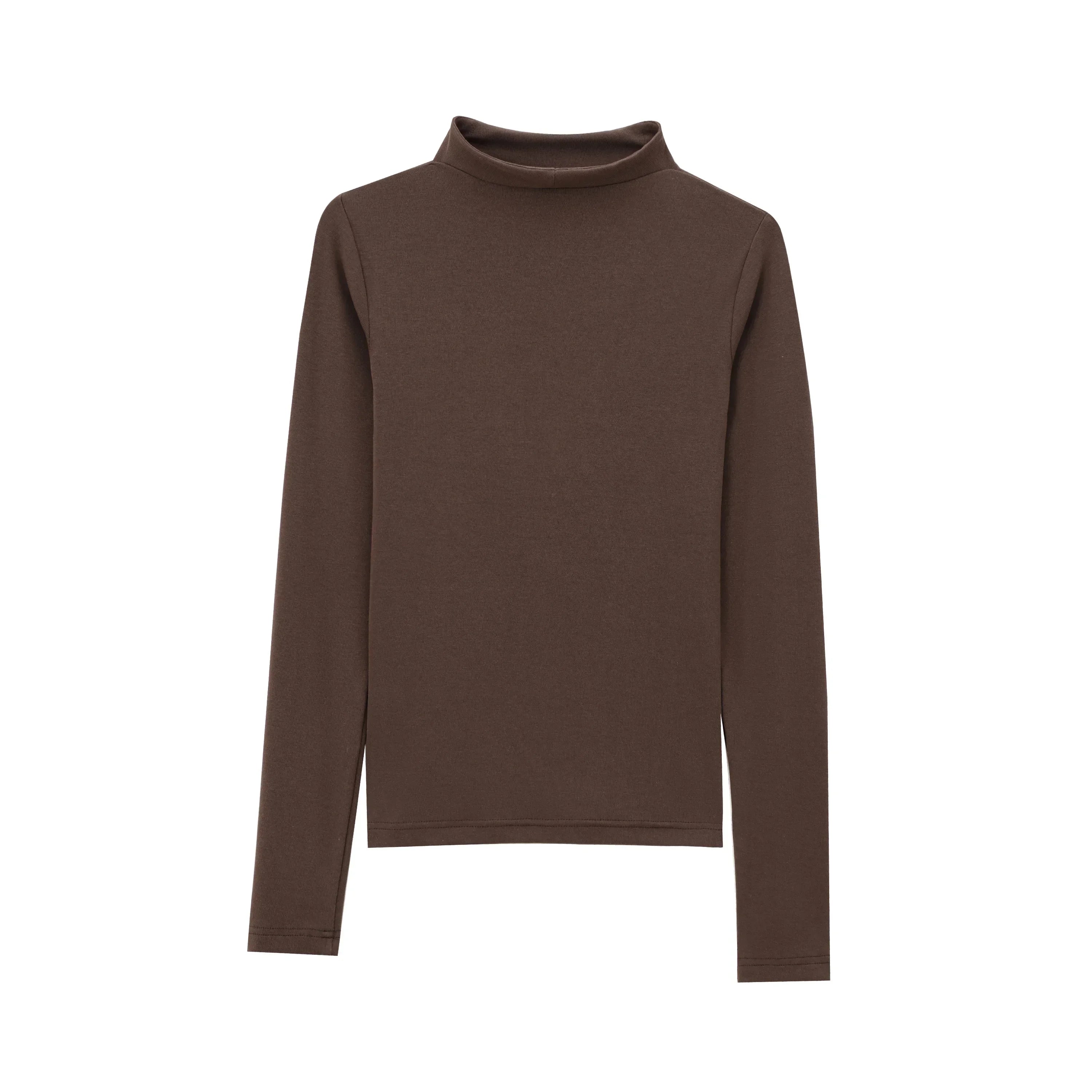 Autumn Winter Slim Fit Tee Long Sleeves Turtleneck Pullover Sweater