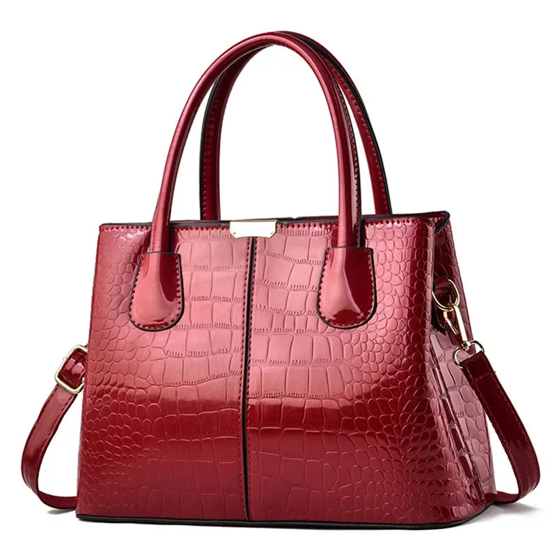 Vintage Pu Leather  Large Capacity Handbags