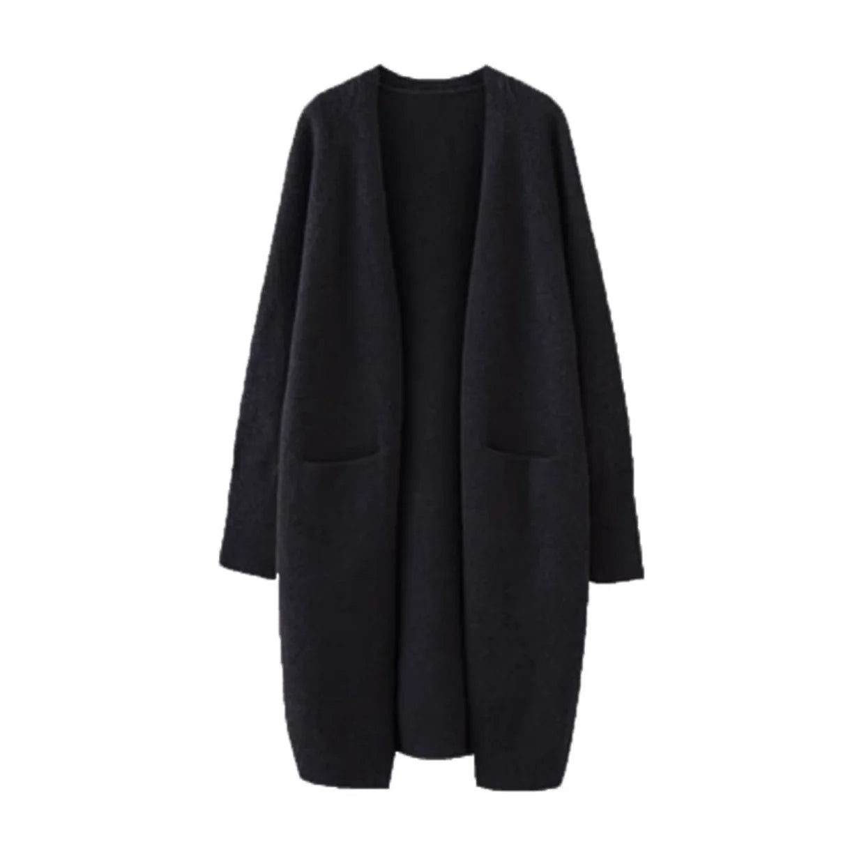 Loose Thick Warm V Neck Knitted Casual  Cardigan