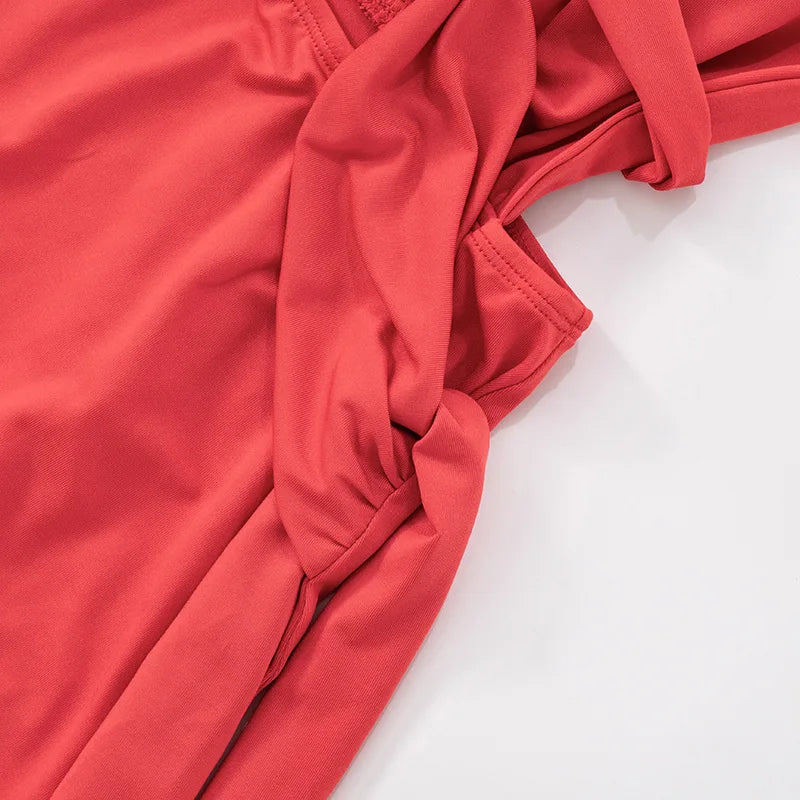 Irregular Long Hollow Out Maxi Bodycon Dress