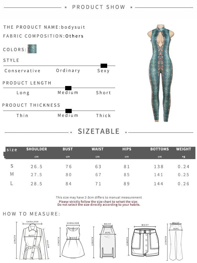 Hollow Serpentine Sleeveless Jumpsuit