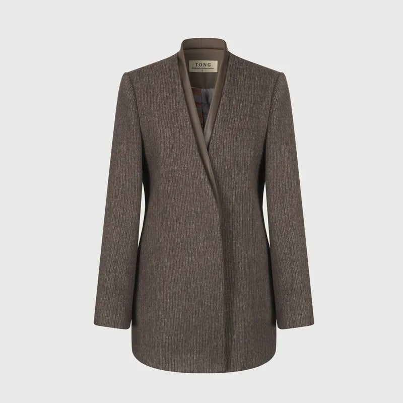 Heavy Duty Mock Two-Piece Blazer Set