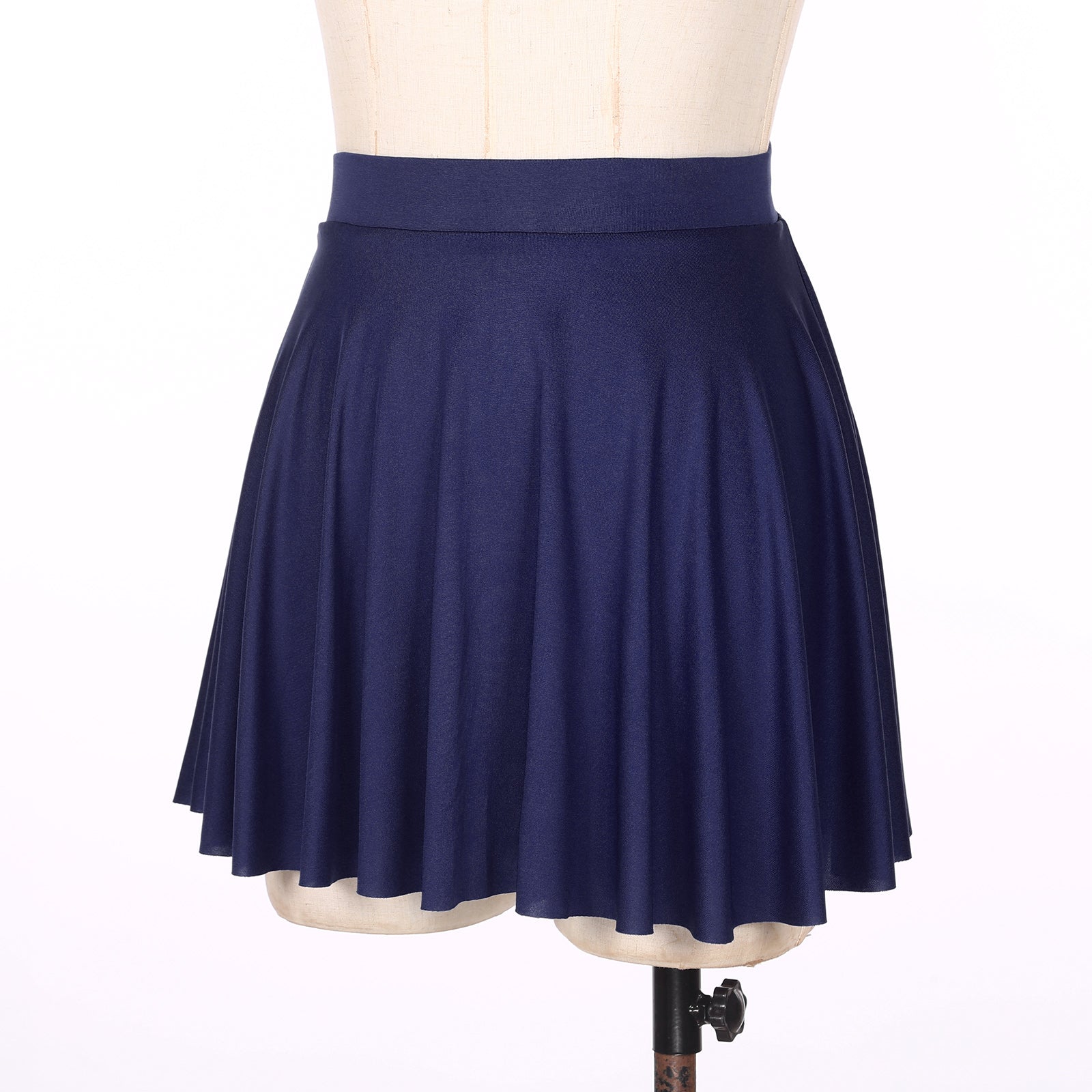 Elastic Waistband Flared Ruffles Skirts
